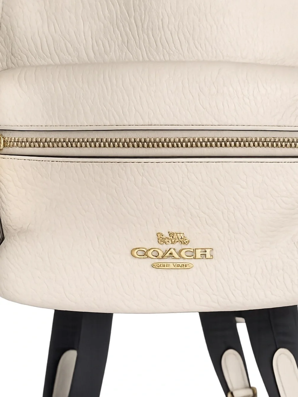 Coach Mini Charlie Backpack F28995 – Chalk Pebbled Leather